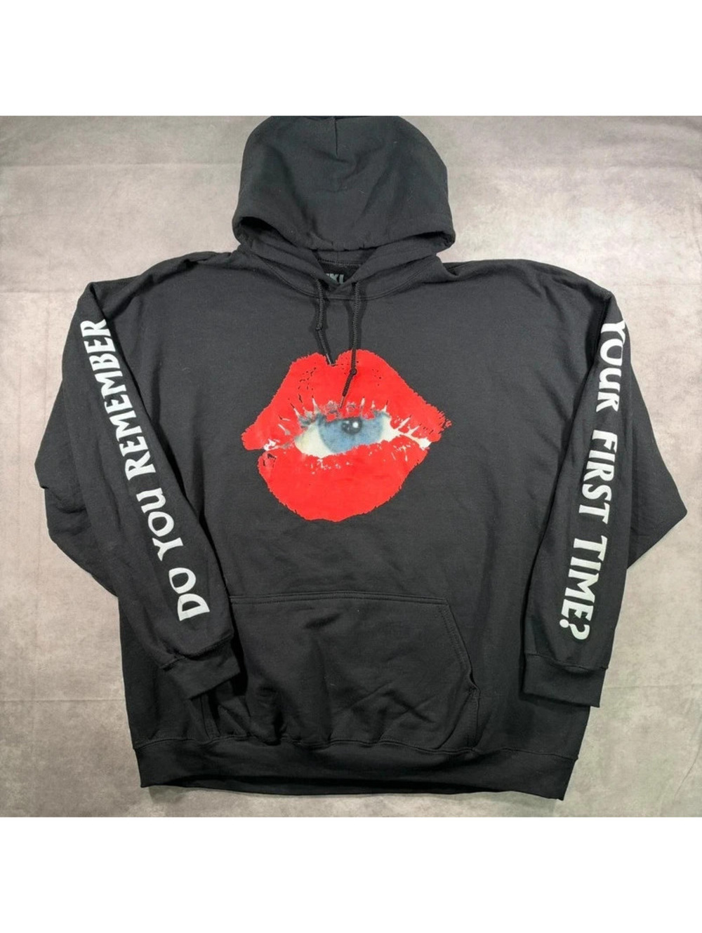 The Kid Laroi 2022 End Of The World Tour Hoodie Sweatshirt Black Mens Size 2XL